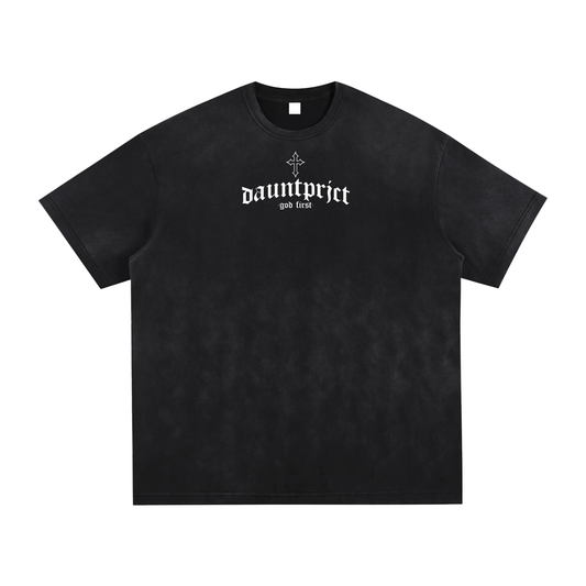 'Salvation' Frayed Pump Cover | Black