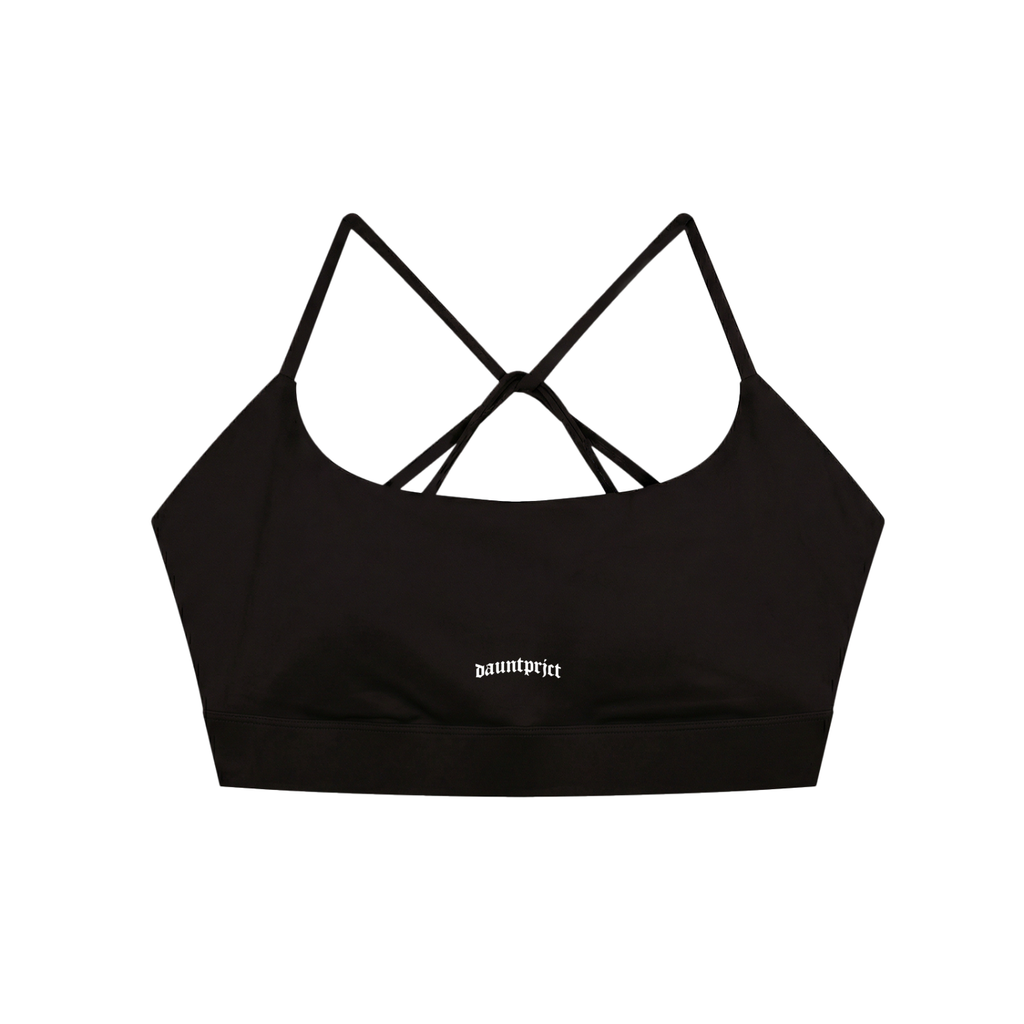 Legacy Open-Back Sports Bra | Black