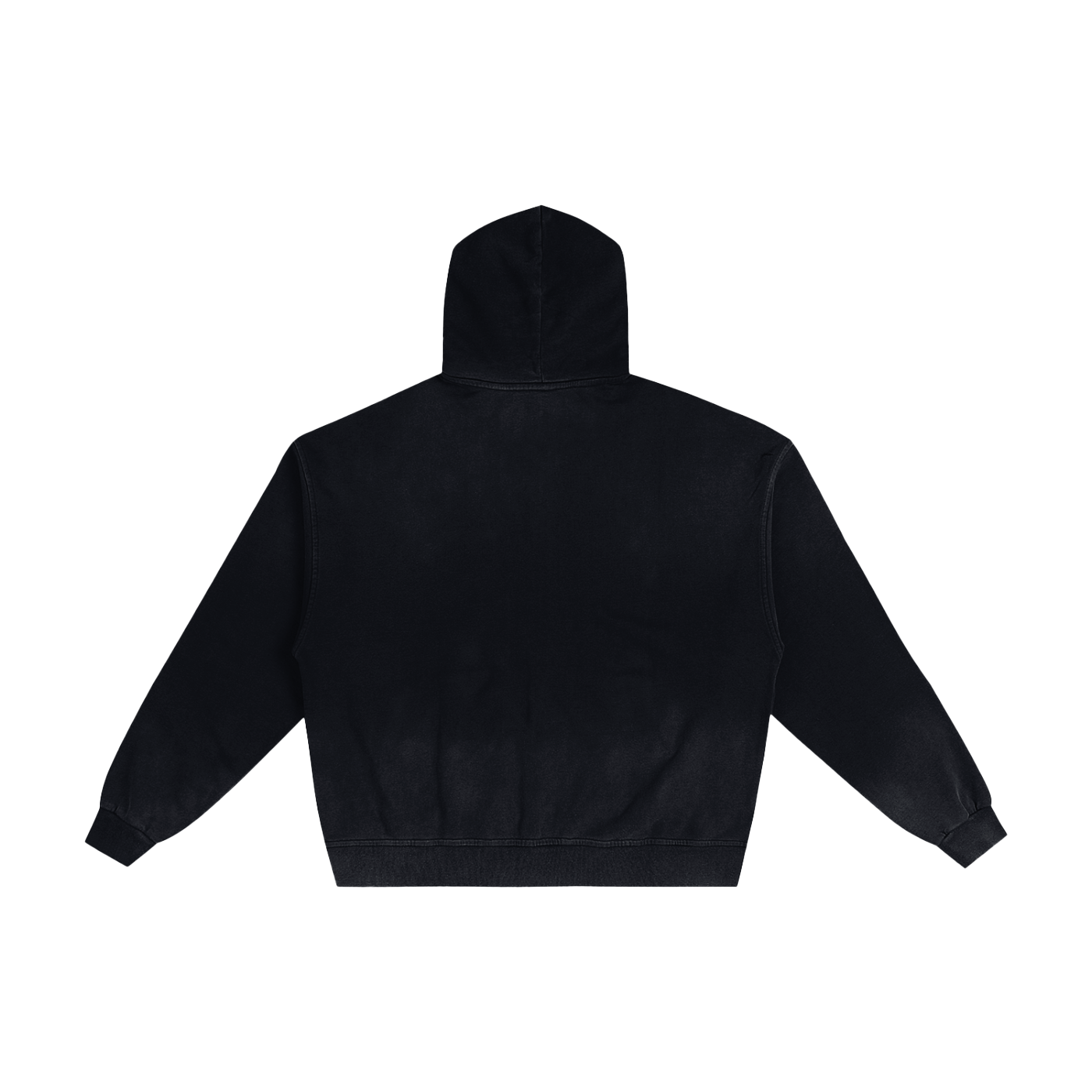 DAUNT PRJCT Frayed Zip Up | Black